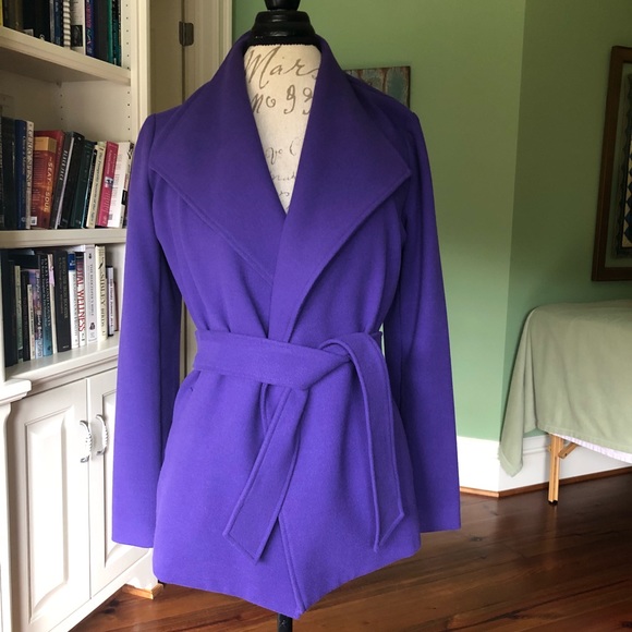 Cache purple tie wrap jacket medium - Picture 6 of 7